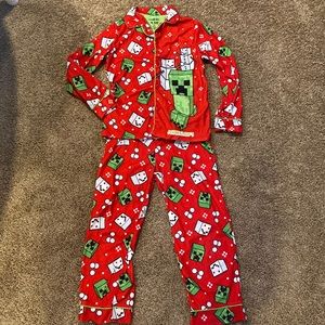 Minecraft Christmas / Winter Pajamas - Small
